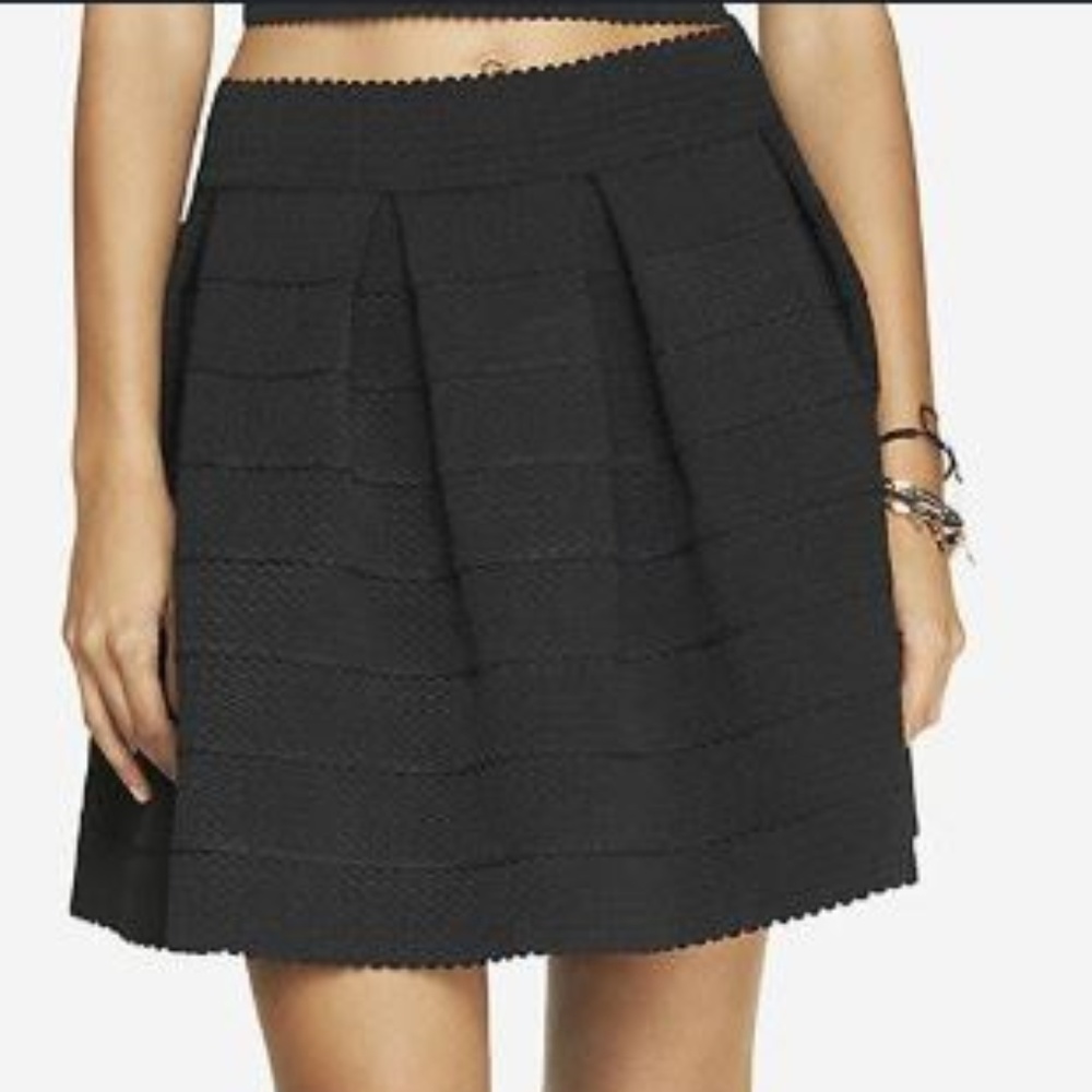 Express High Waist Elastic Full Skirt